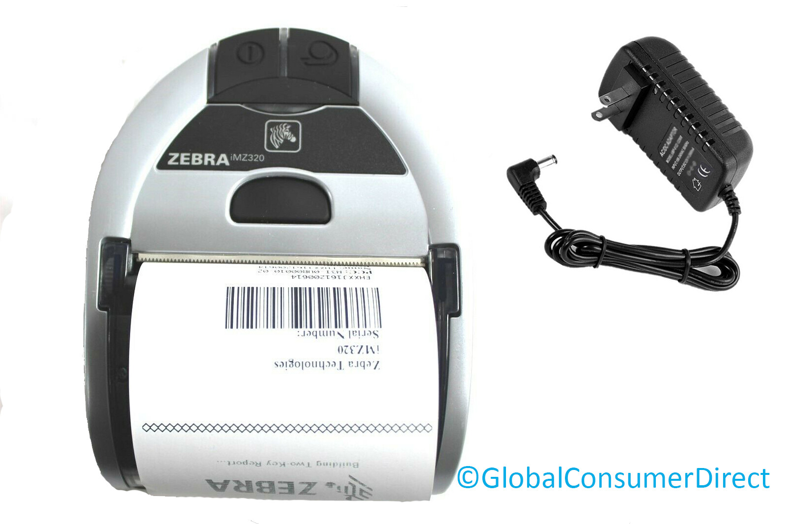 Zebra iMZ320 Mobile Wireless Bluetooth Thermal Receipt POS Printer +CHARGER