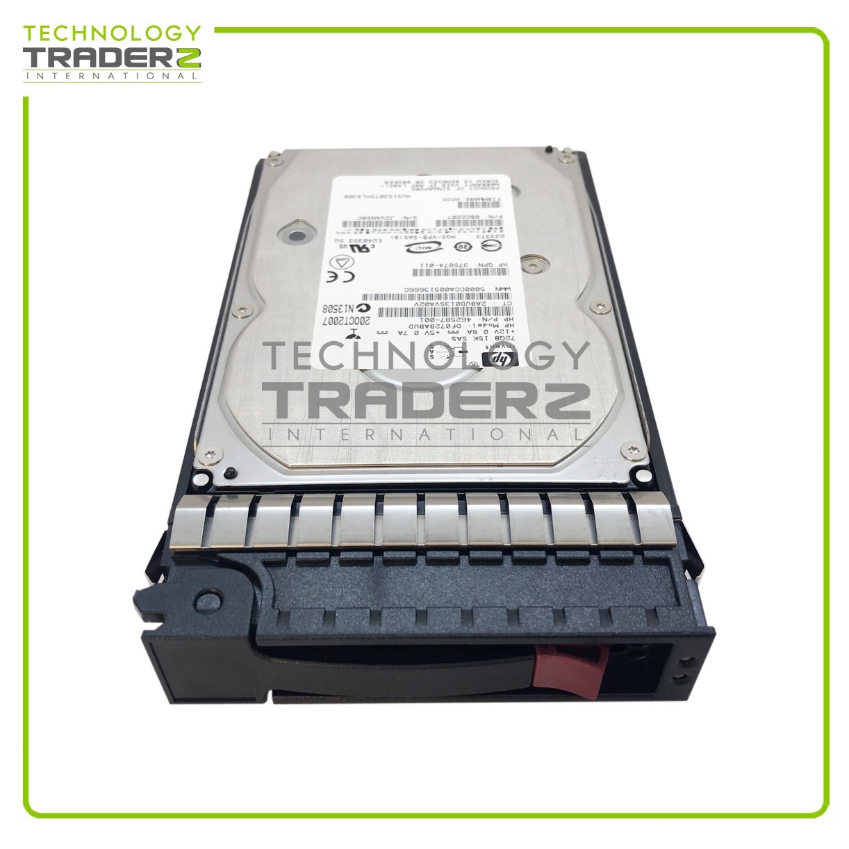 375870-B21 HP 72GB SAS 3Gbps Hot Swap 3.5" HDD 376594-001 431943-002 W/ Tray