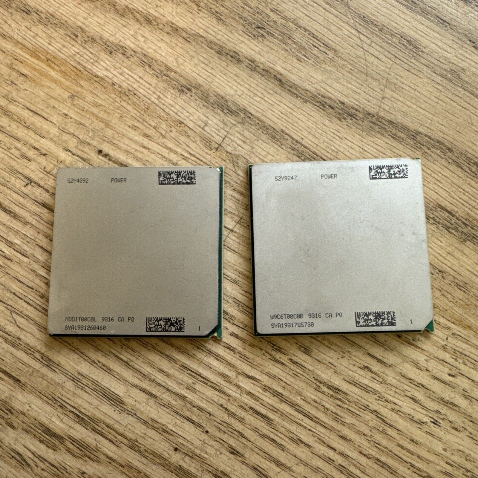 Lot of 2  IBM 5YA193 3.0GHz 4-Core Power7 Processor, CPU