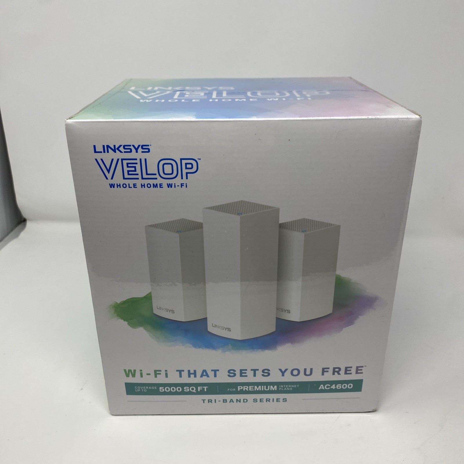 SEALED NEW-Linksys Velop Ac4600 Whole Home WiFi System Tri-band Series VLP0203BF