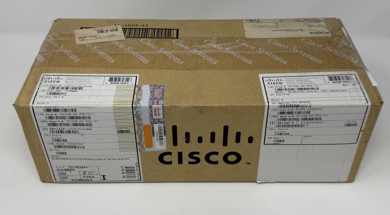 Cisco NCS4K-DC-PSU-V1 341-0678-01 1750W DC Power Supply for NCS 4000