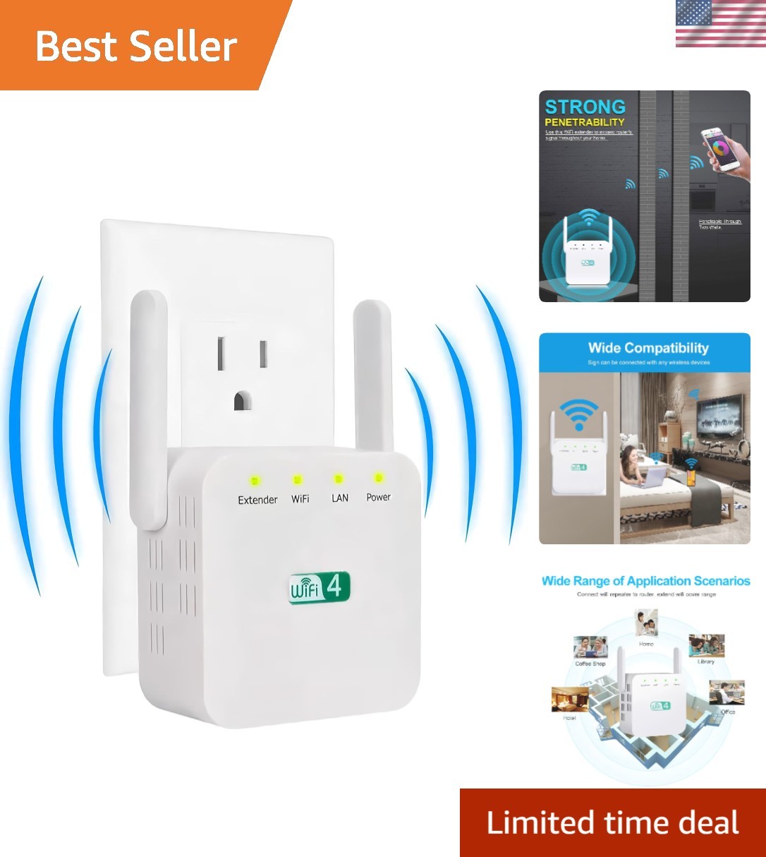 Speednet WiFi Extender,Speedwave WiFi Booster,Speed Wave WiFi Extender 2025,L...