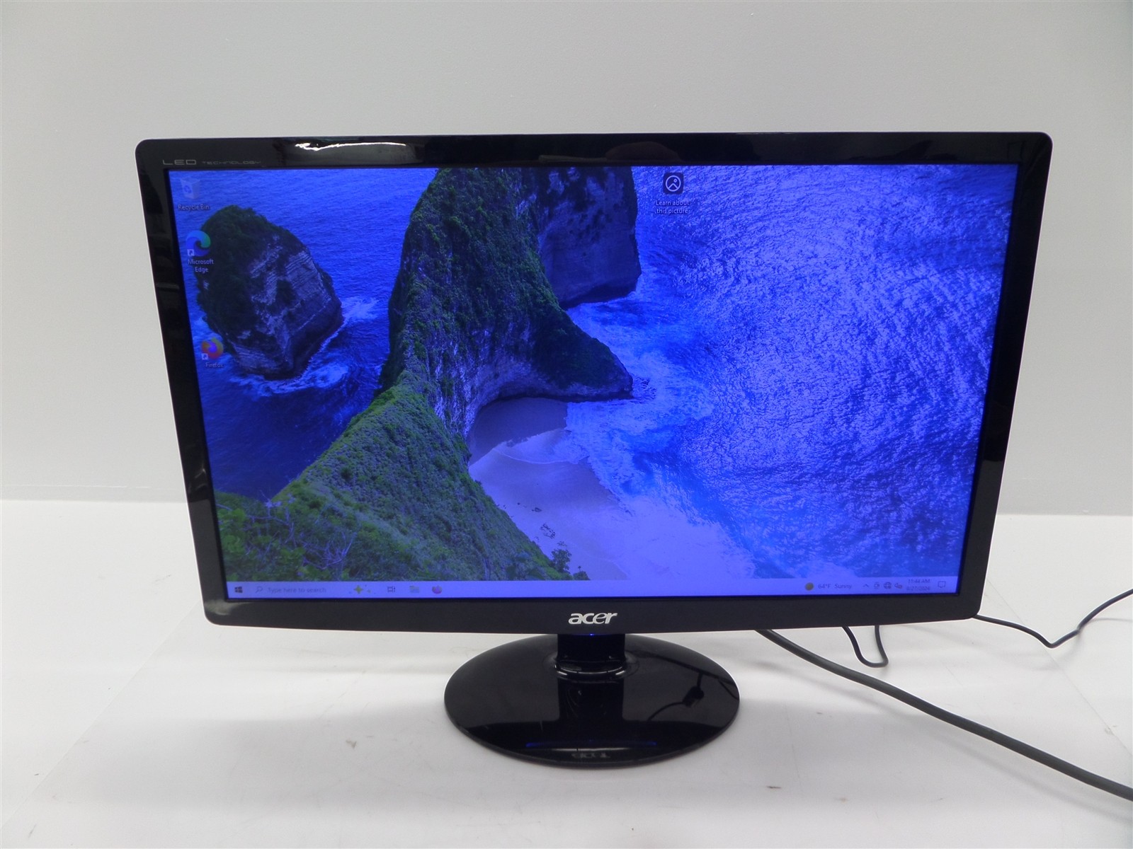 Acer S202HL 20" 1600 x 900 LCD Monitor w/ Stand - No Power Adapter