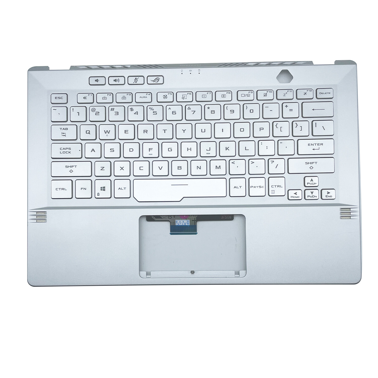 New Palmrest For Asus GA401Q GA401 GA401I GA401U Keyboard Backlit Silver 14in US