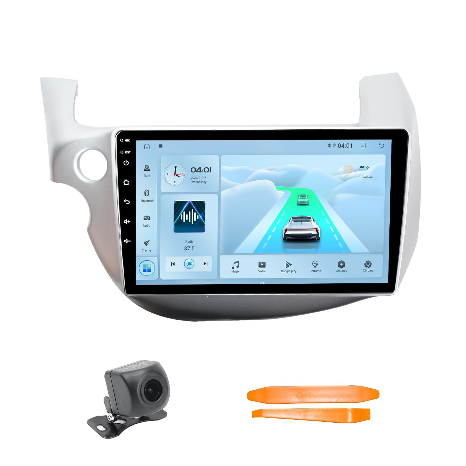 Car Stereo Compatible with Honda Fit 2008-2013 10 Inch HD IPS Radio