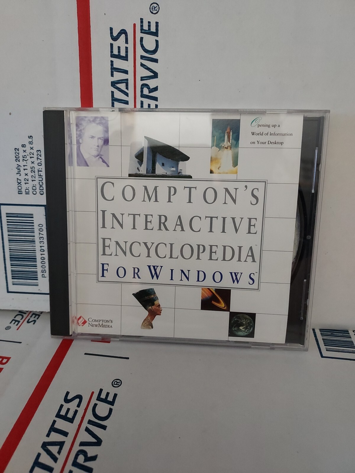 Compton's Interactive Encyclopedia for Windows (PC CD-Rom, 1992) 1.01VW #212