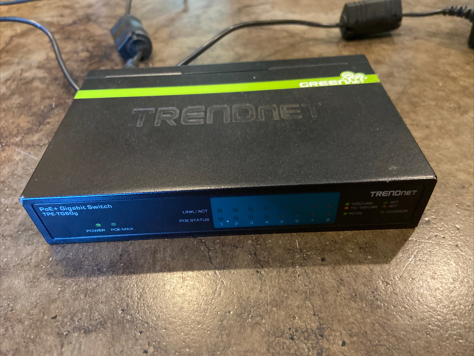 TRENDnet TPE-TG80g/A (H/W:V3.1R) 8-port Gigabit GREENnet PoE+ Switch