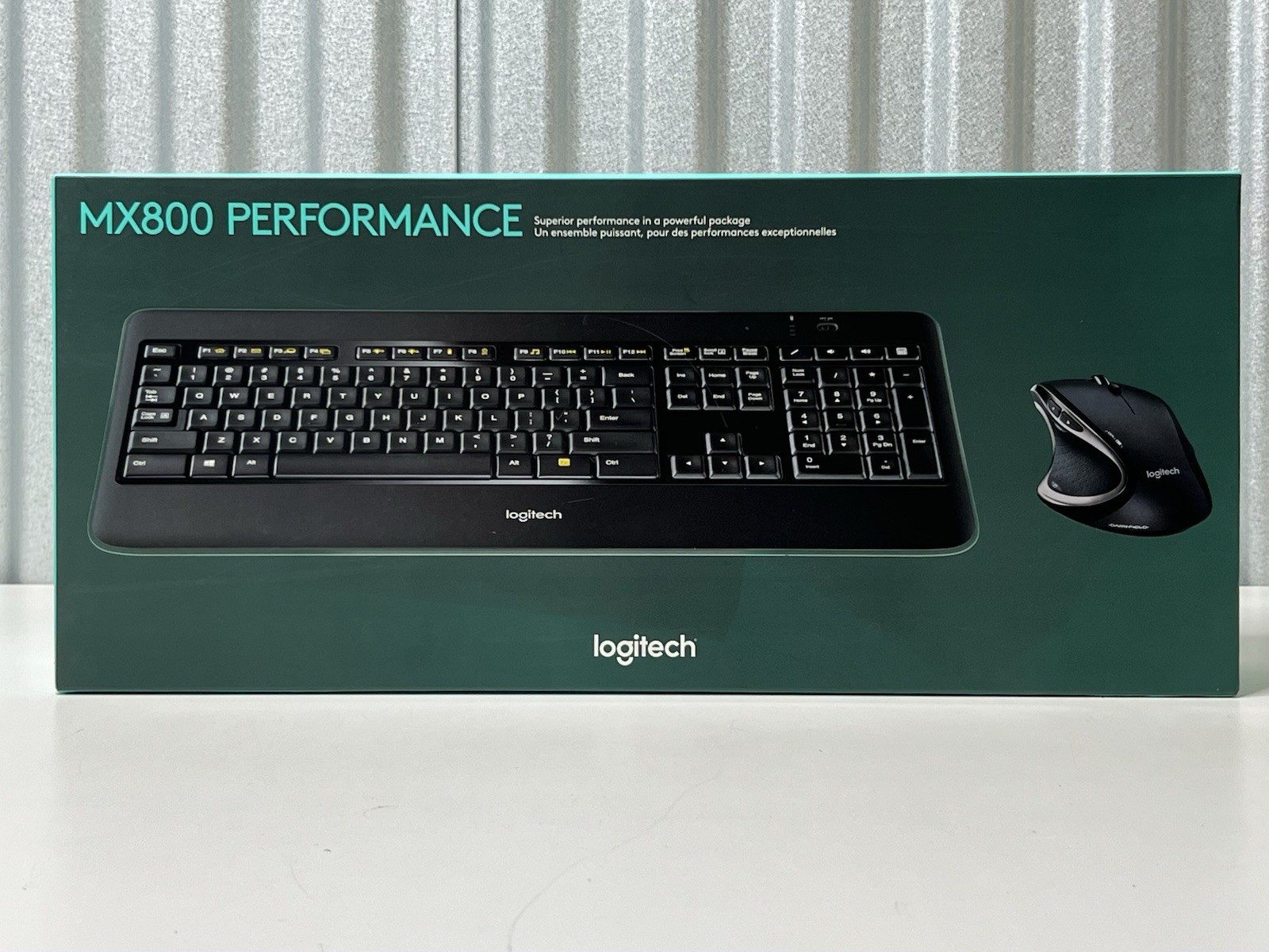 Logitech MX800 Performance Wireless Keyboard Mouse Combo Windows K800 SEALED