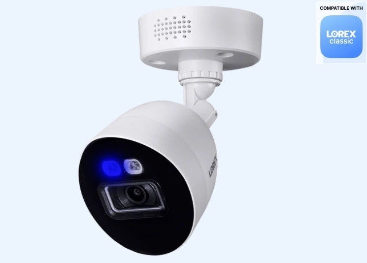 New Lorex 4K Smart Deterrence CVI Wired Bullet Camera C884DA