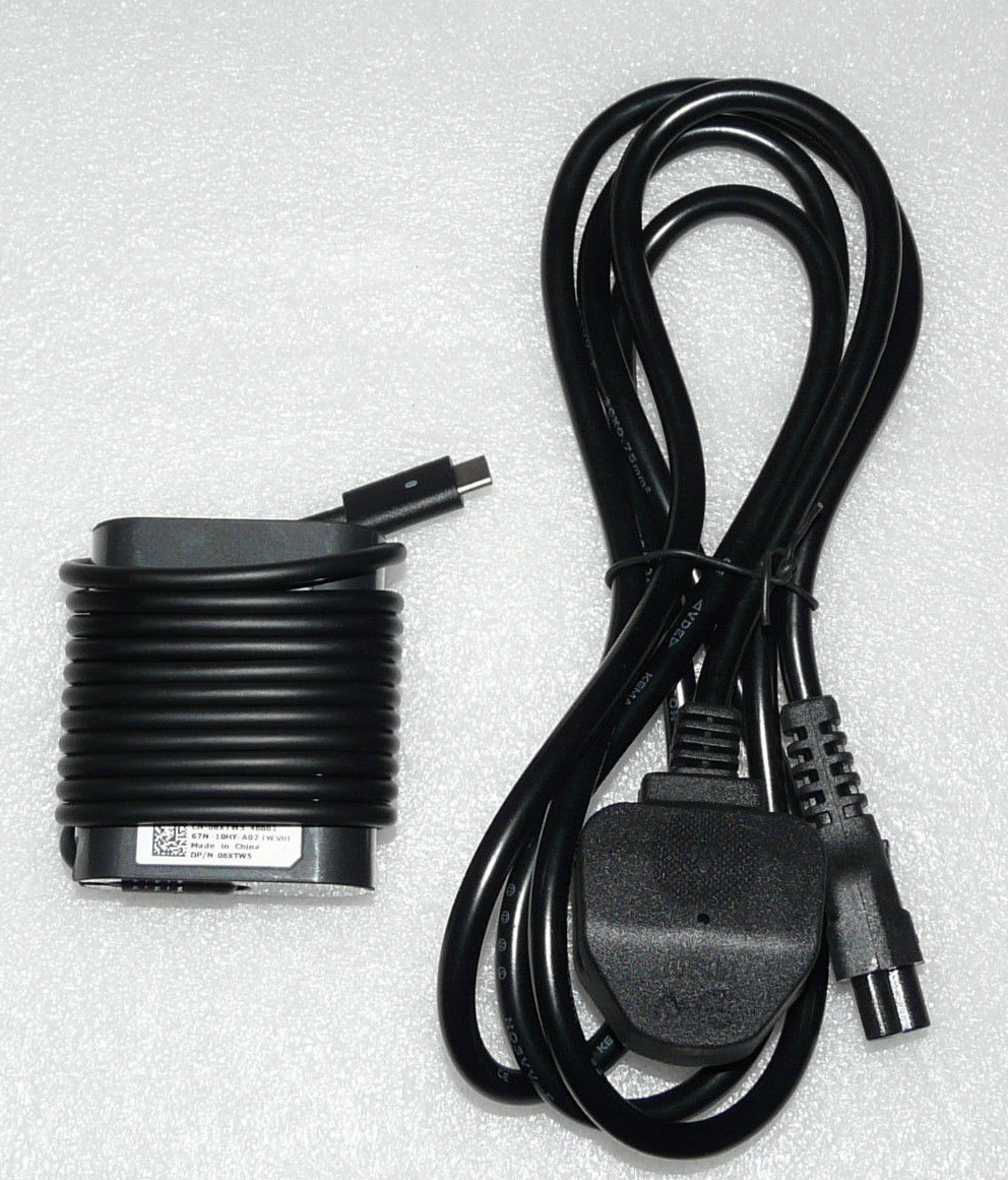 NEW GENUINE DELL LATITUDE XPS 30W USB-C USBC ADAPTER CHARGER F17M7 8XTW5 0RVR9