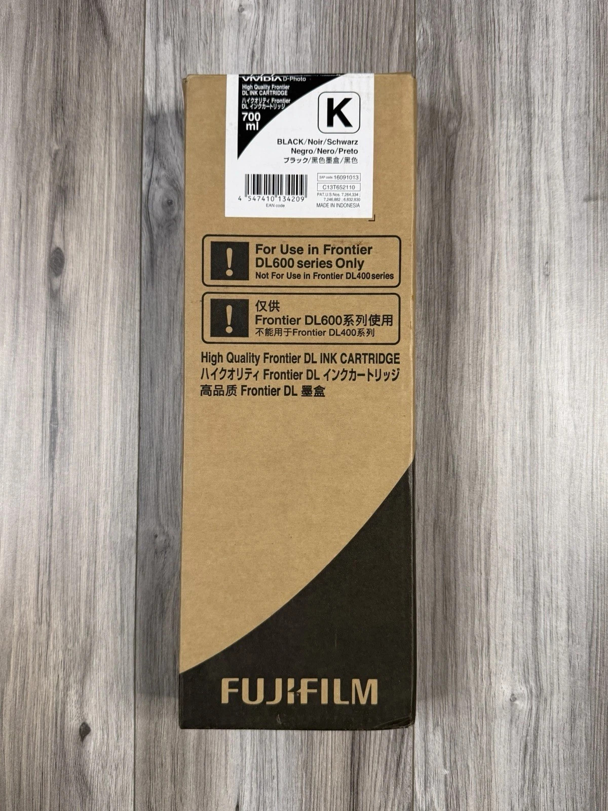 Fujifilm Frontier DL600 Black Ink 700ml C13T652110 Vividia D-Photo EXP 05/2028