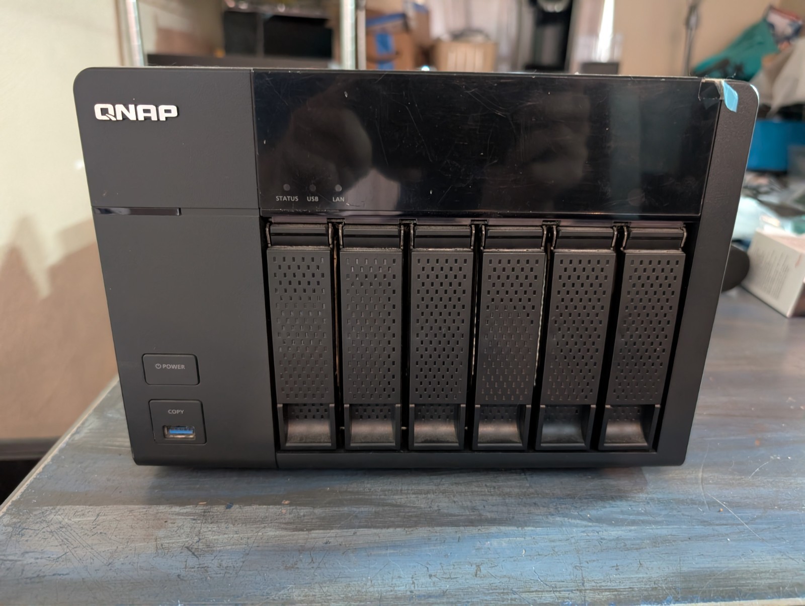 QNAP TS-651 Network Attached Storage - Used over 26TB