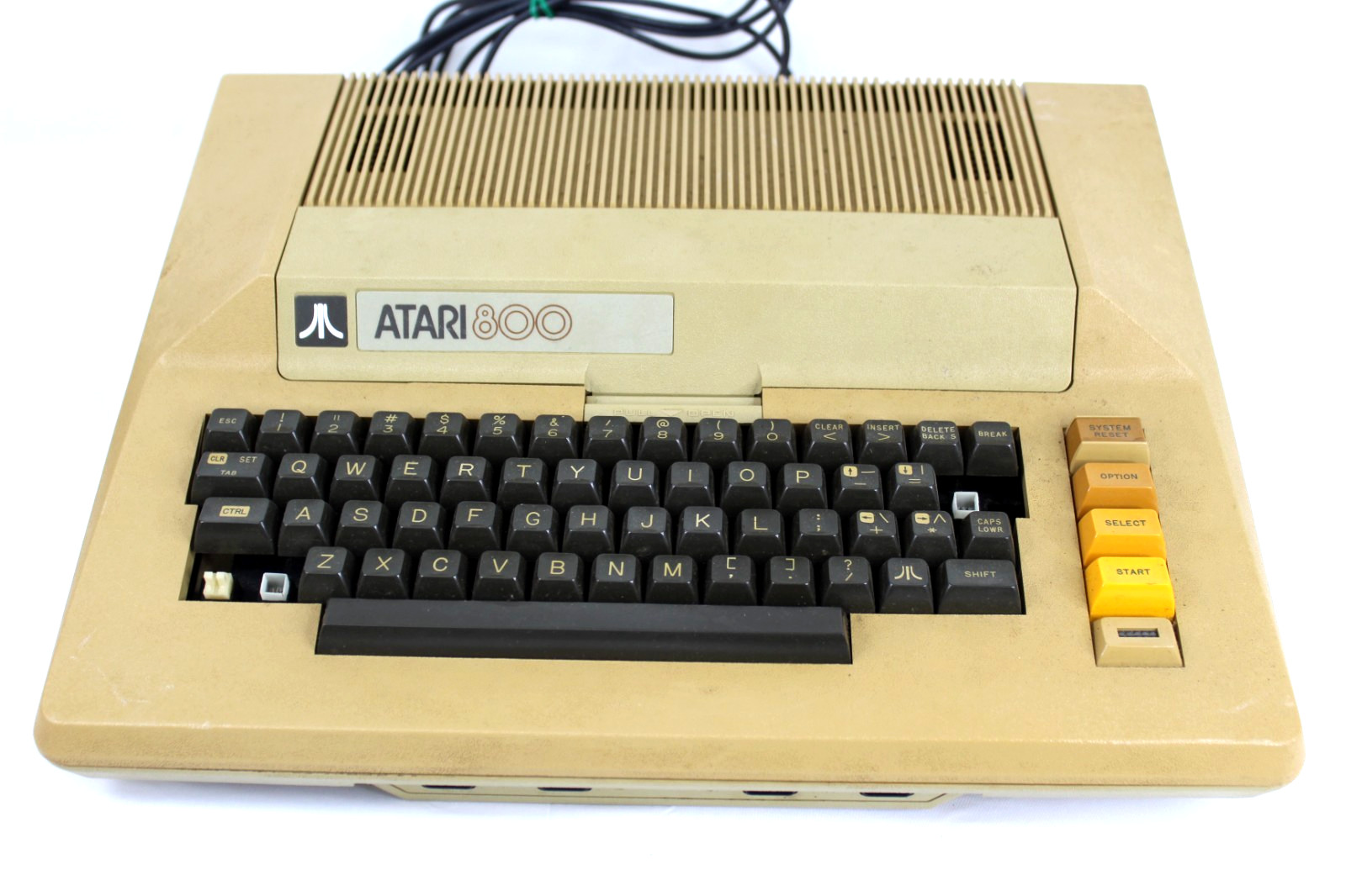 VTG Atari 800 Home Computer System Tested ** Sold "AS-IS" for Parts or Repair