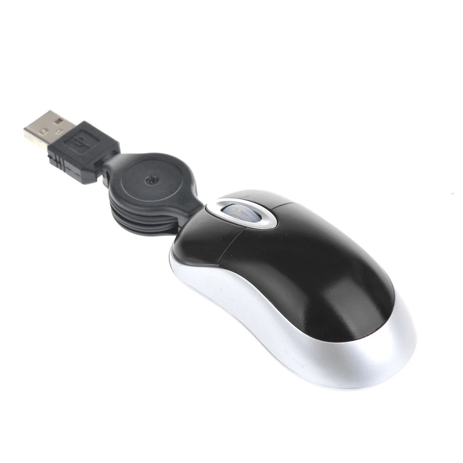 New Mini Retractable USB Optical Scroll Wheel PC Laptop Notebook Mouse Mice Us