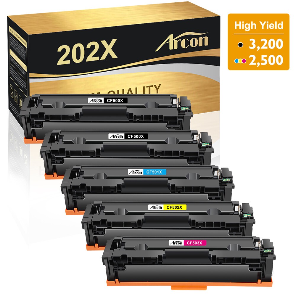 CF500A 202X Toner Compatible With HP LaserJet Pro M254dw M281cdw M281fdw MFP lot