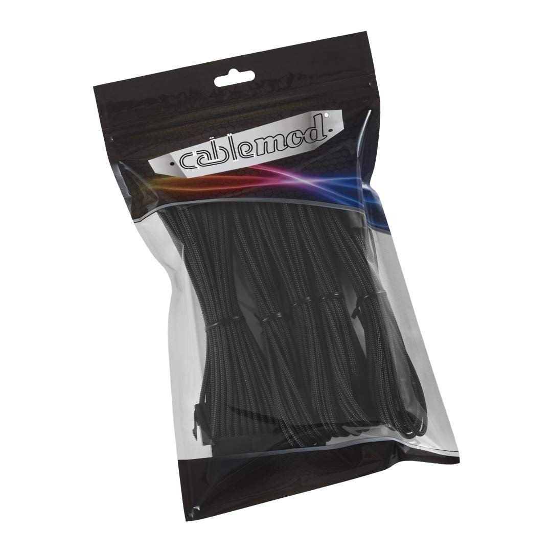 8+8 Series Classic ModMesh Sleeved Cable Extension Kit Black PC Power Supply