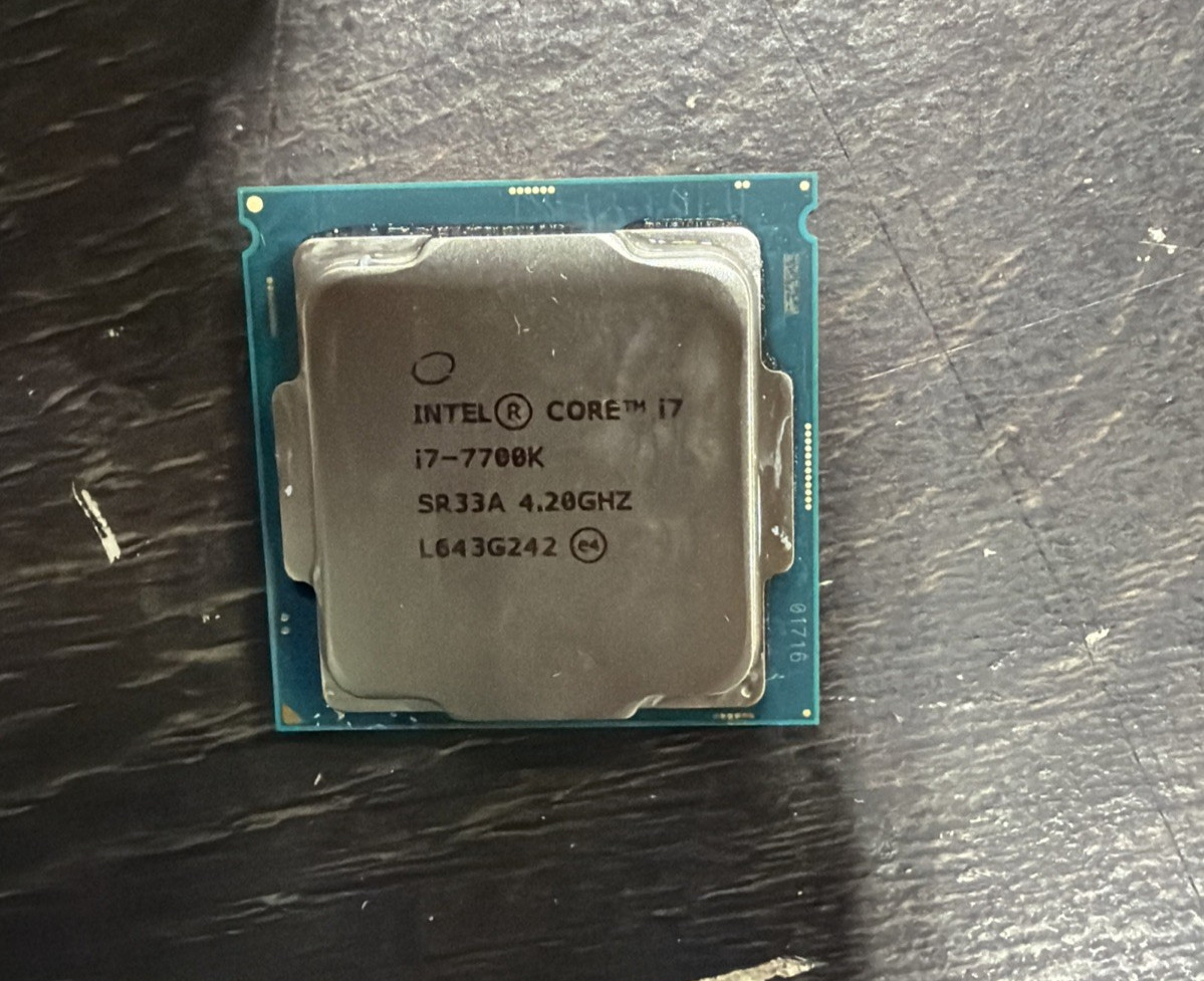 Intel Core i7-7700K SR33A 4.20GHz Quad-Core LGA1151 Desktop CPU Processor
