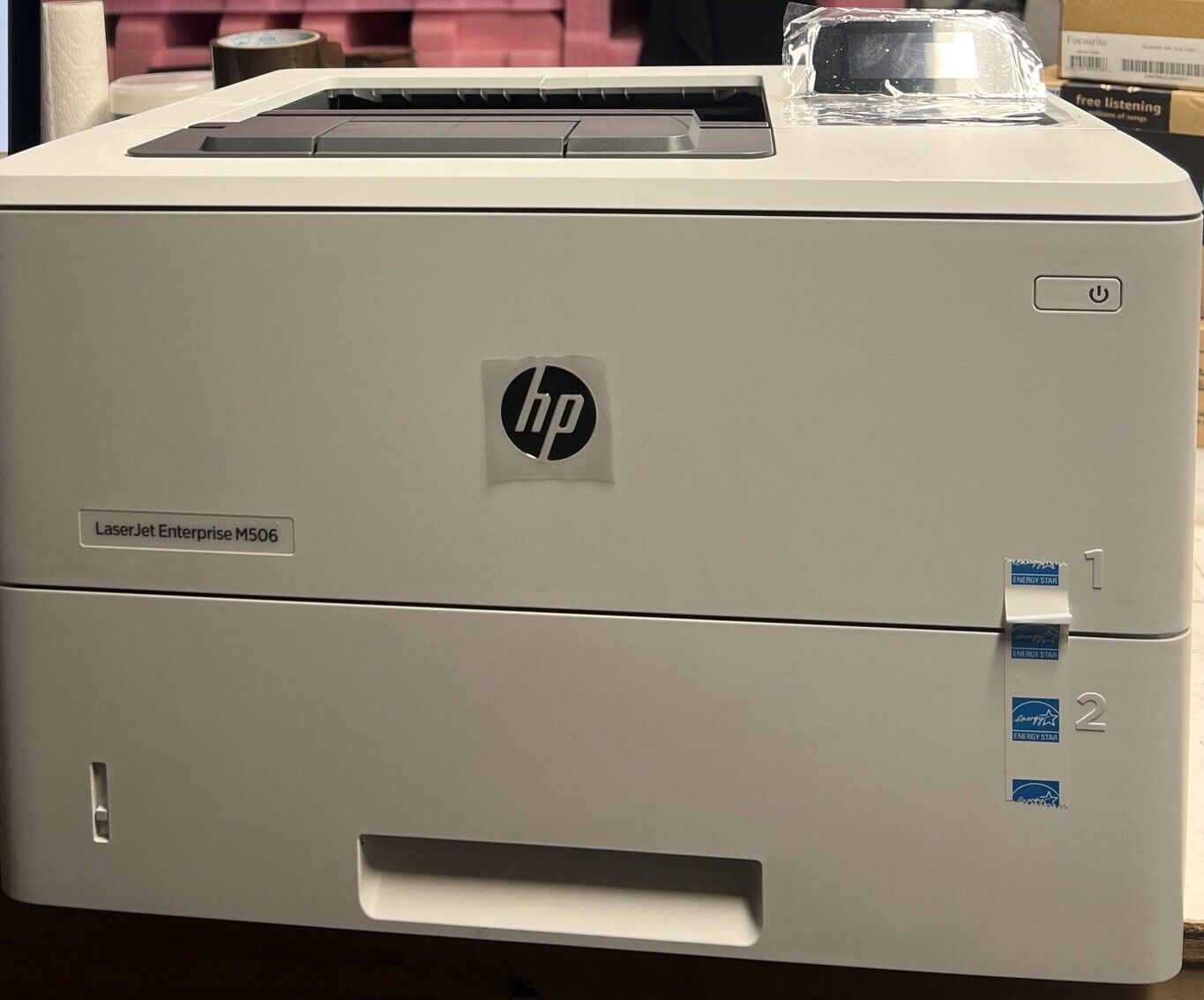 No Original Box HP LaserJet Enterprise M506 Printer