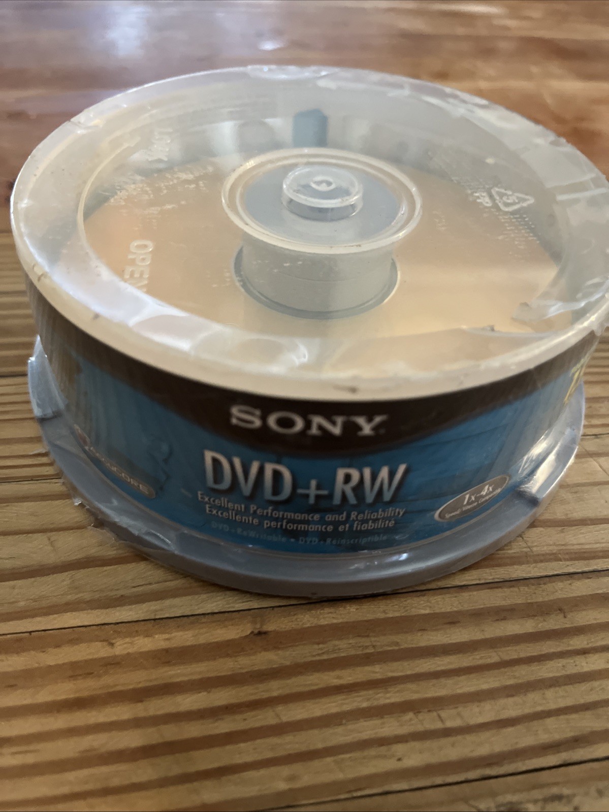 Sony DVD + RW 120 Minutes 15 Pack