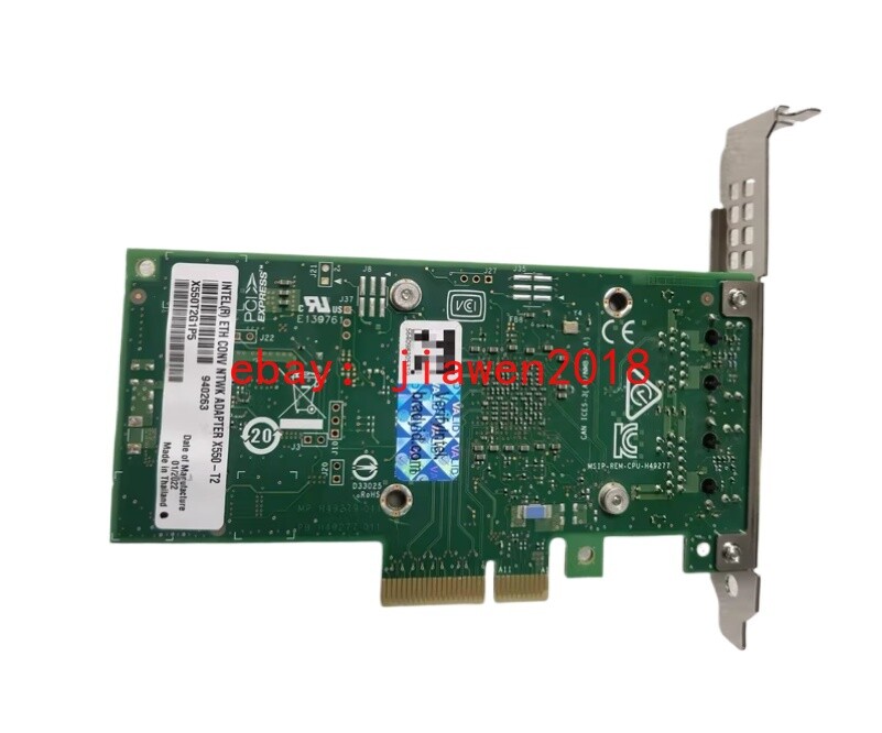 Genuine Intel X550T2G1P5 X550-T2 10Gb RJ45 Ethernet PCIe Network Adapter