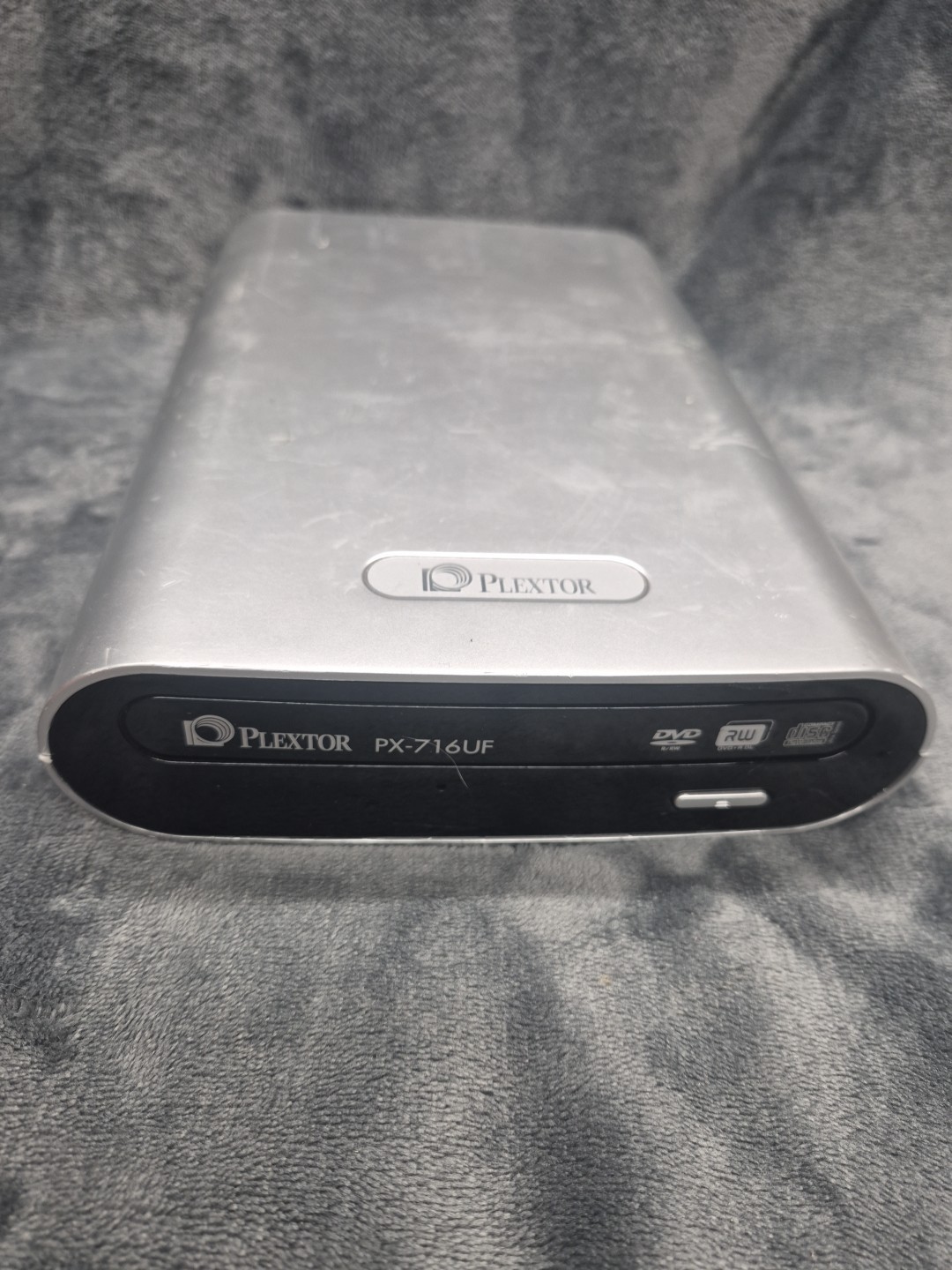 Plextor PX-716UF External DVD/CD Rewritable Drive Burner Not Tested Turn On 