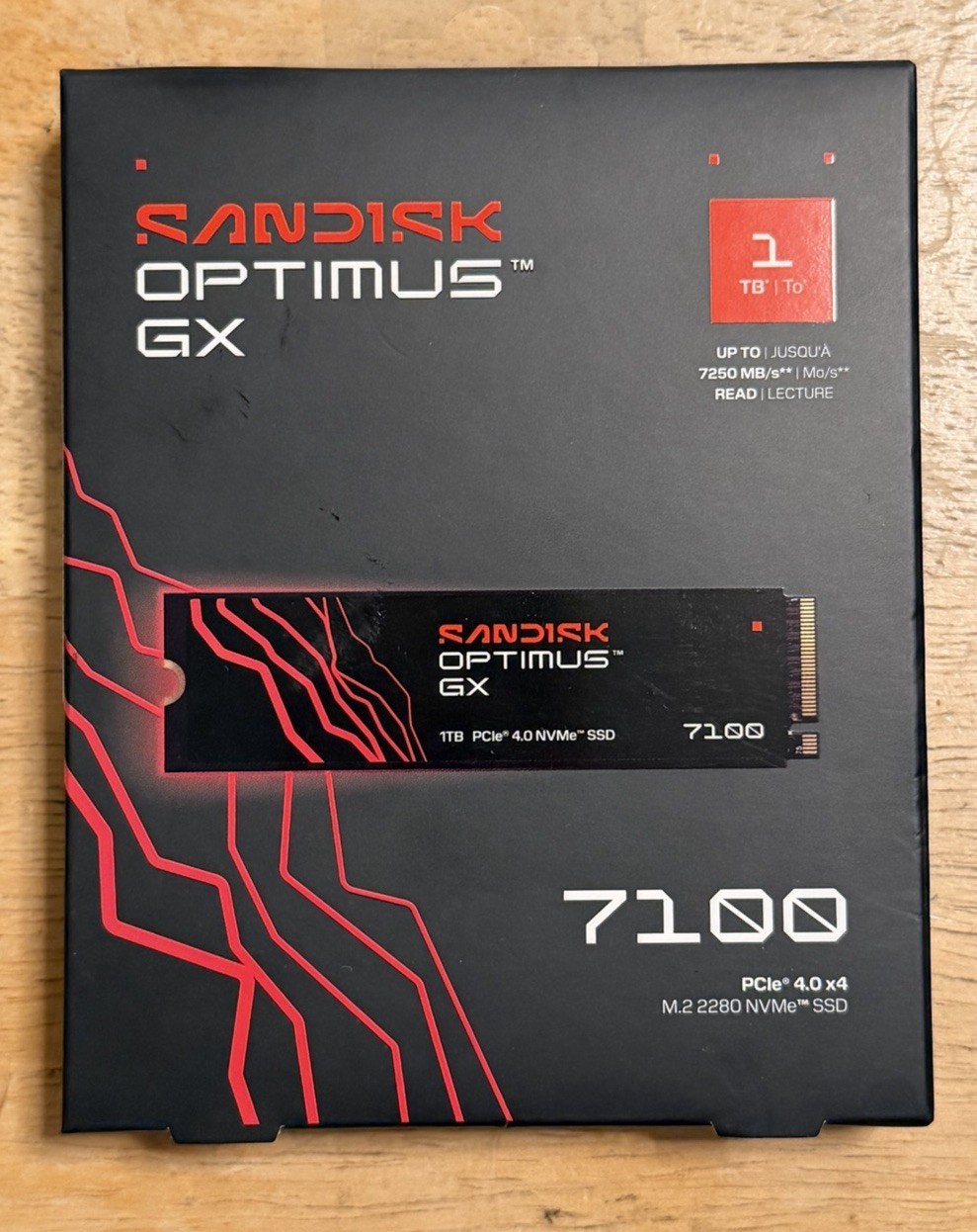 Sandisk Optimus GX 7100 - 1TB - PCIe 4.0 x4 M.2 2280 NVMe SSD....NEW
