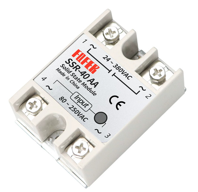 SSR40AA 1PCS Brand New FOTEK SSR-40AA 40A Soild State Relay 24-380VAC 80-250VAC