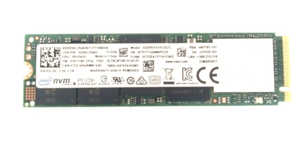 Genuine Lenovo 00UP735 Lenovo SSD M.2 2280PCIe NVMe 512GB OPAL