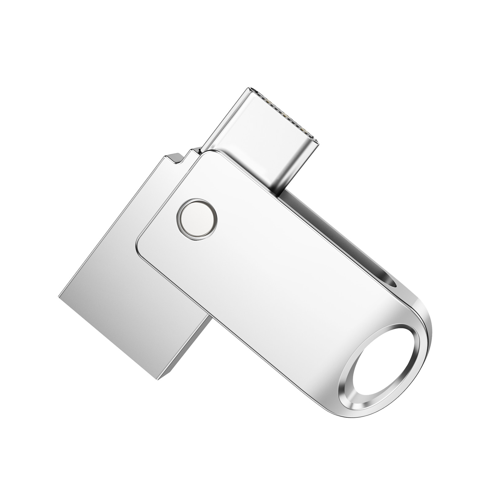 USB 2.0 2 in1 32GB 64GB 128GB USB-C/USB A Flash Drive For Samsung Android Device