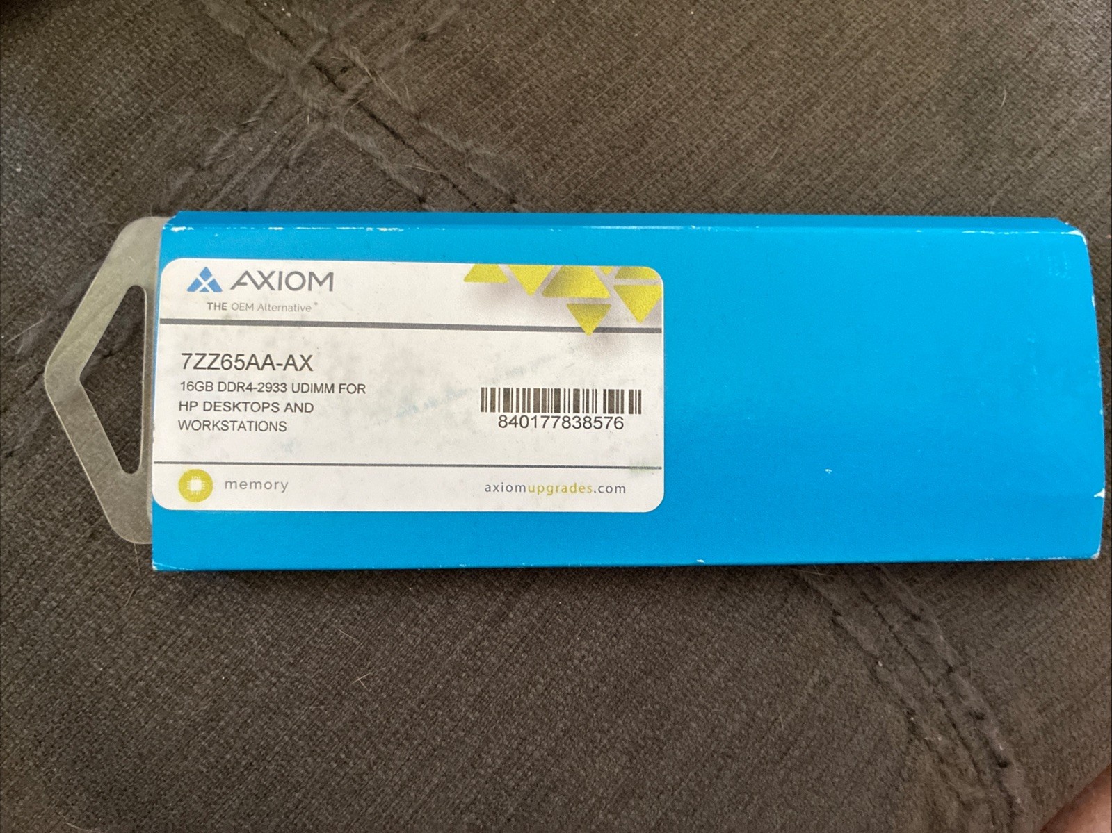 Axiom 16GB DDR4-2933 UDIMM For HP Desktops And Workstations 7ZZ65AA-AC