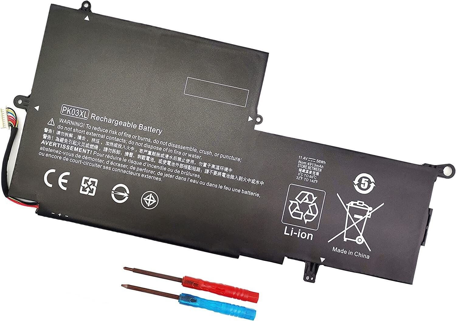 PK03XL 789116-005 788237-2c3 Battery for HP Spectre X360 13-4002dx