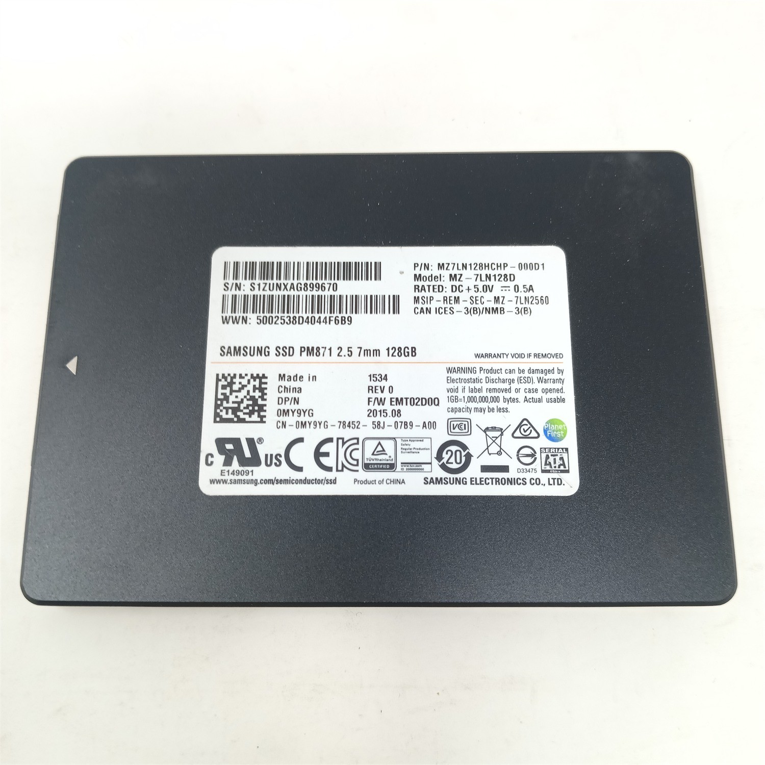 Samsung SSD PM871 2_5 7mm 128GB 128GB 2.5" SATA III SSD - Tested