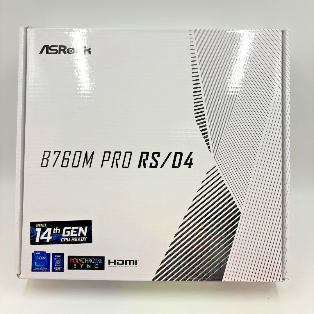 ASRock B760M PRO RS/D4 Motherboard LGA1700 DDR4 MicroATX Intel B760 New