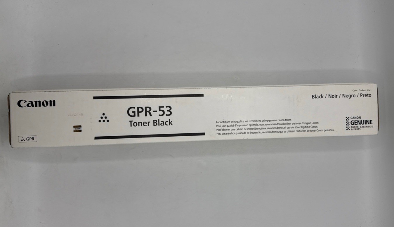 Canon GPR-53 Toner Cartridge - Black (‎GPR53BK) Brand New, Sealed