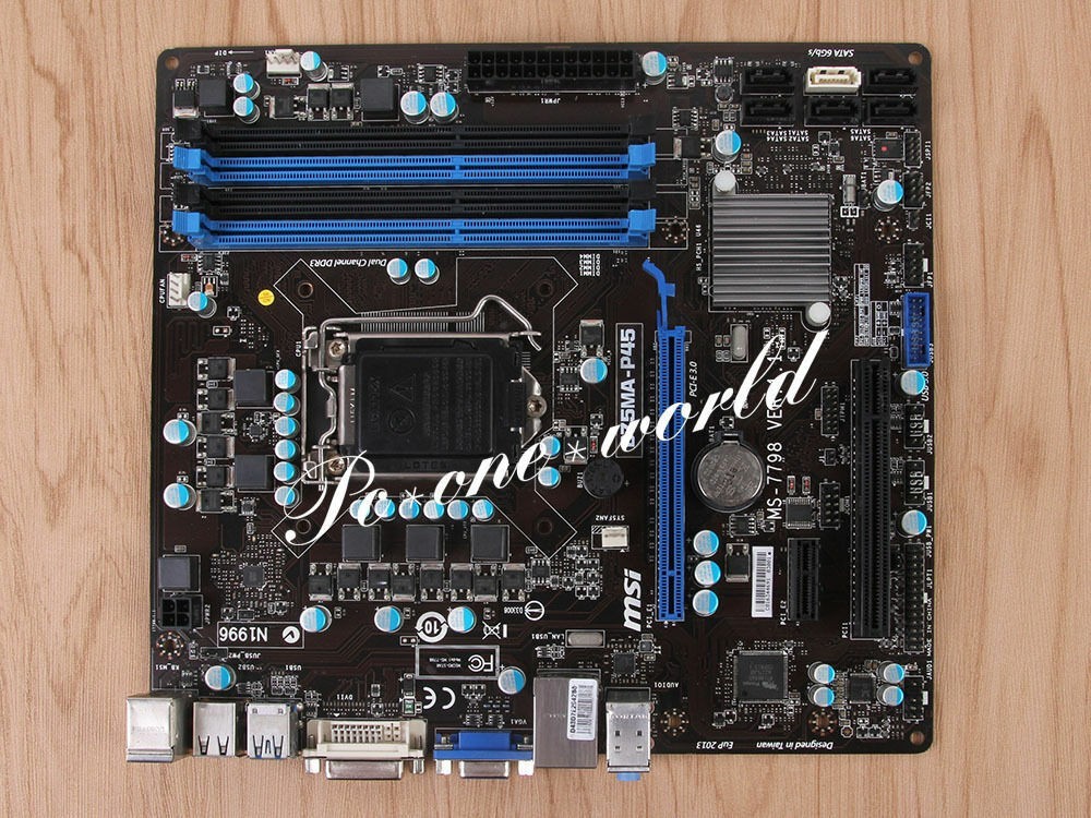 MSI B75MA-P45 Original Motherboard LGA 1155 DDR3 Intel B75 USB 3.0 MS-7798