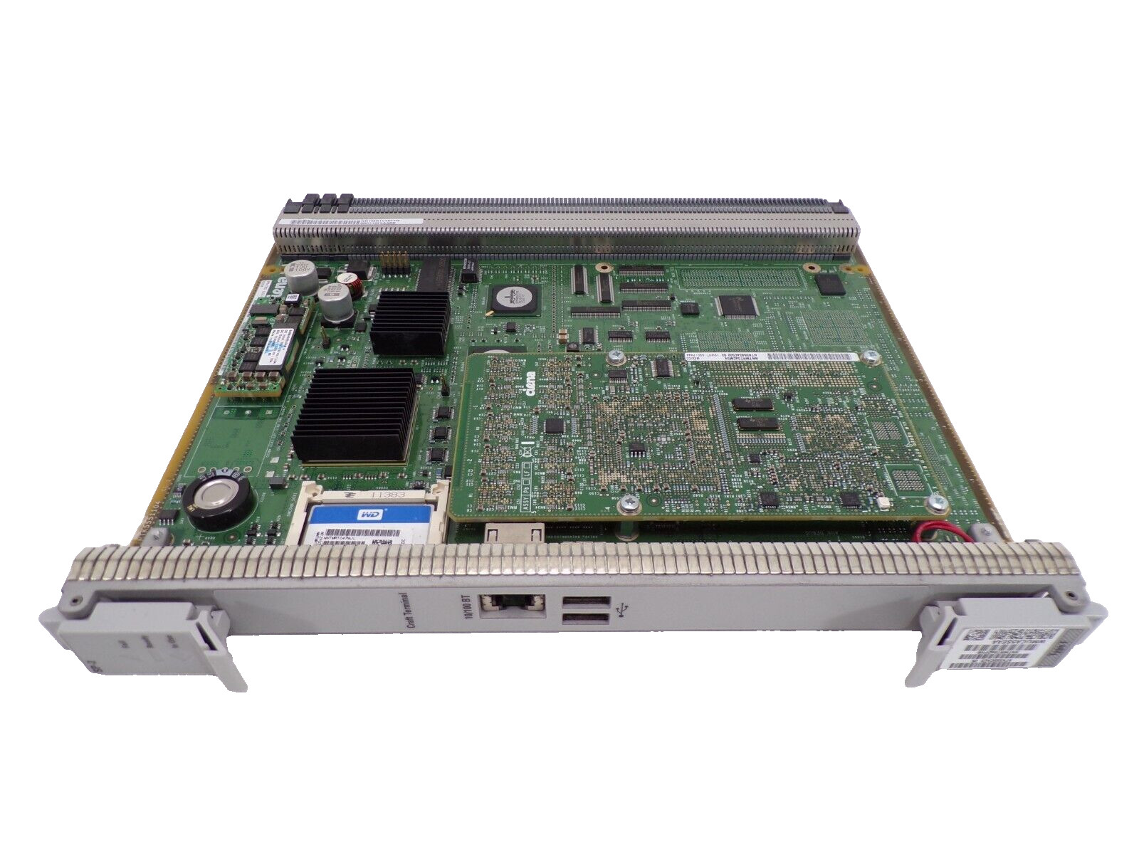 Ciena / Nortel NTK555CAE5 SP-2 6500 series Shelf Processor Module with flash