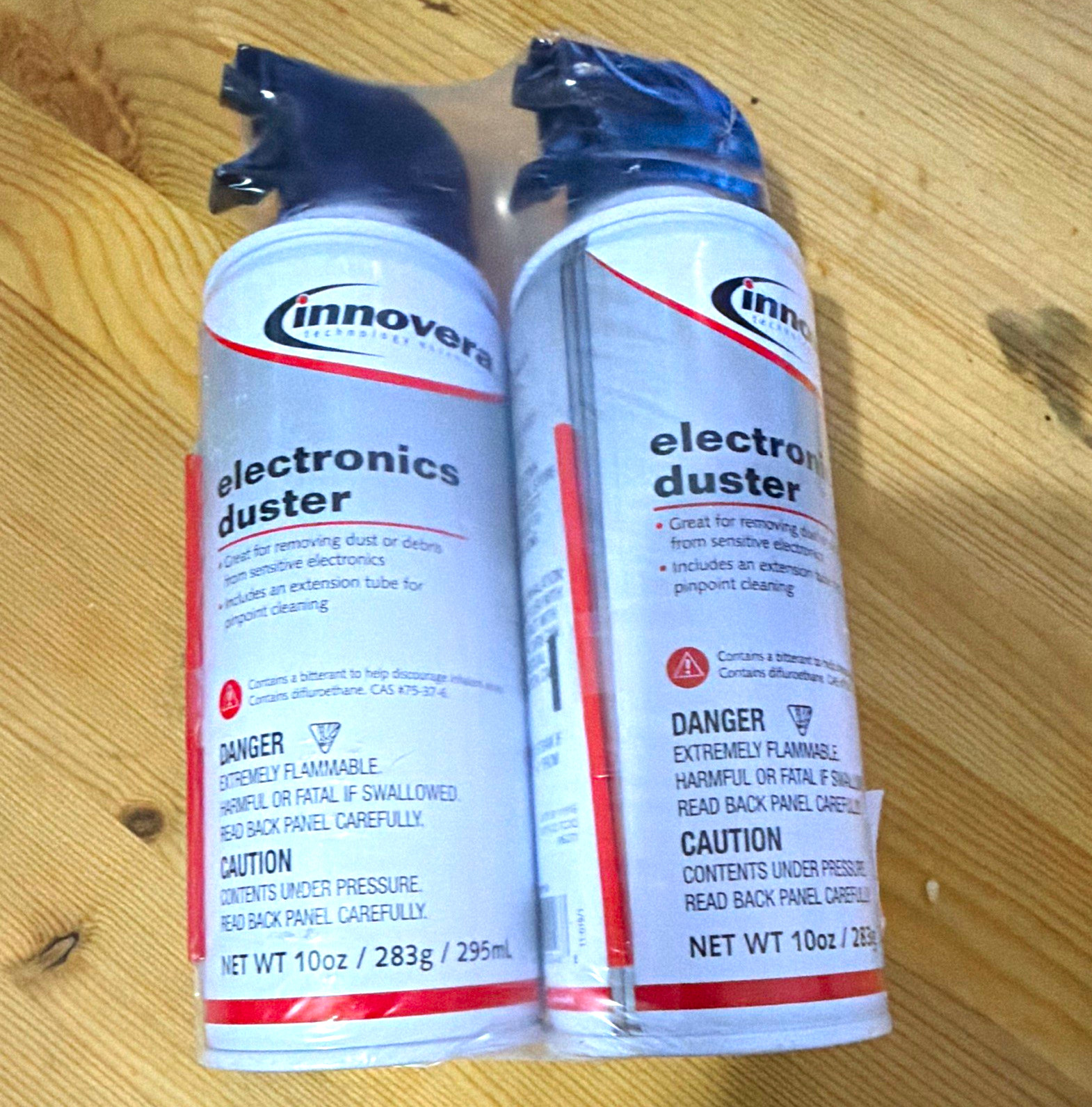 Innovera Electronics Duster Dust Blower, 10 oz Cans, 2-Pack (IVR10012)