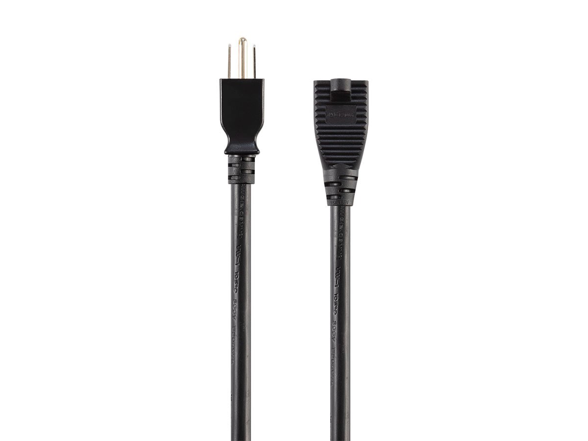 Monoprice Extension Cord 50ft Black For Computers, Monitors, and Network Devices