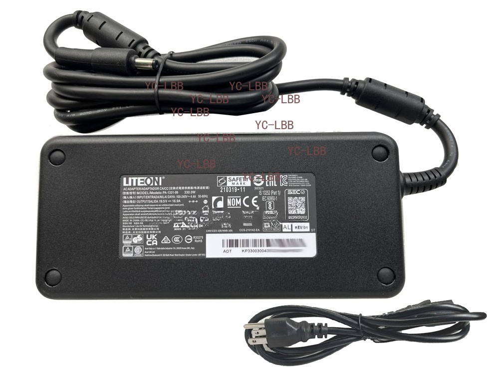 Genuine LITEON PA-1331-99 19.5V 16.9A 330W 5.5x1.7mm AC Adapter Charger For Acer