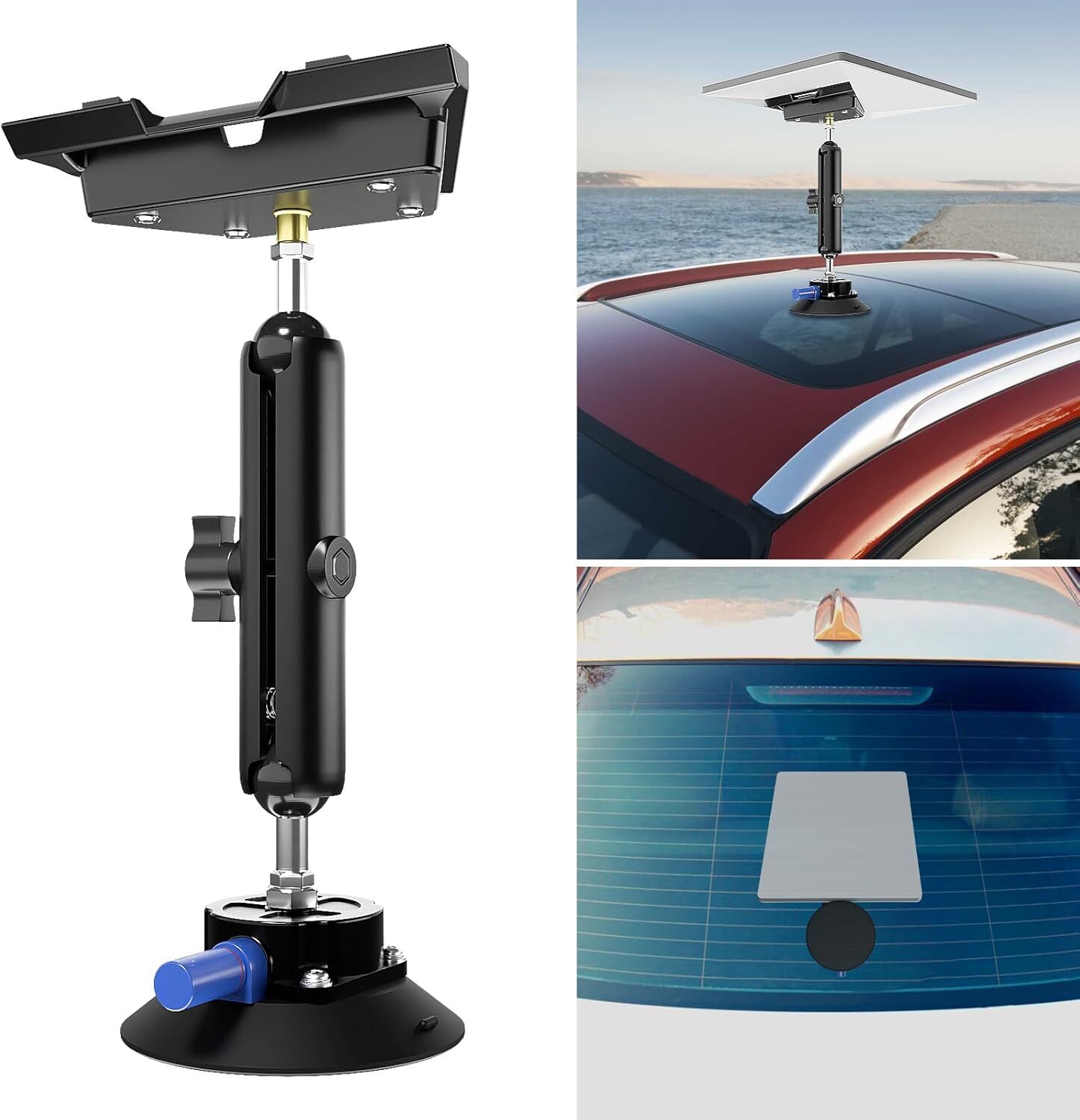 Starlink Mini Mount, Lymorexan Starlink Mini Roof Mount with 4.5" Suction Cup