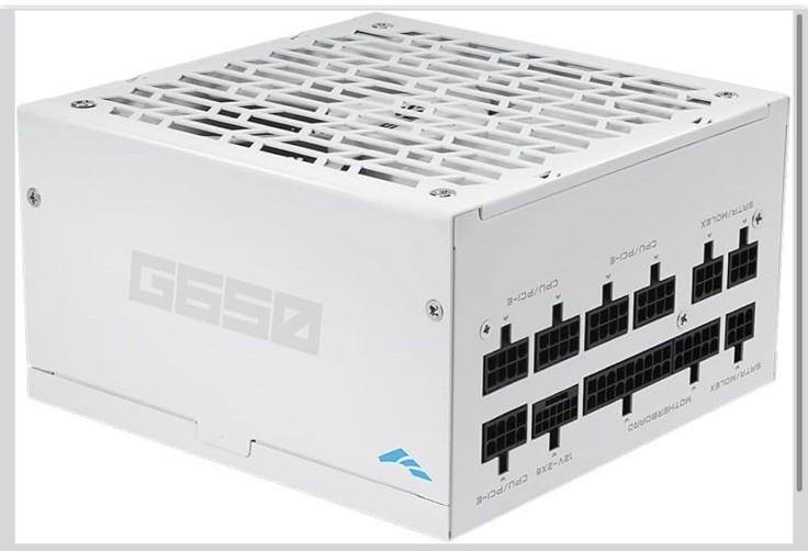 SAMA G650W ATX 3.1 Power Supply, 80+ Gold Efficiency, PCIE 5.1 Ready, Full Modul