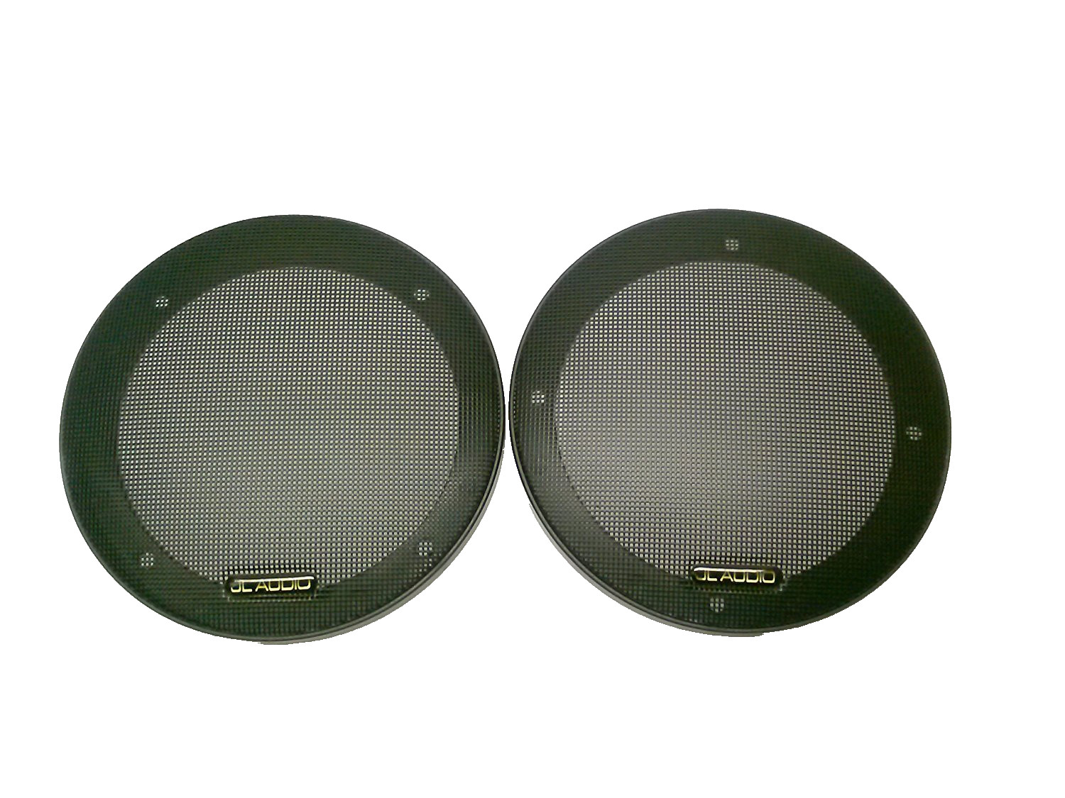 1 PAIR - JL AUDIO 5-1/4" GRILLS ROUND 2-PIECE MESH INCL HARDWARE # JL-5.25
