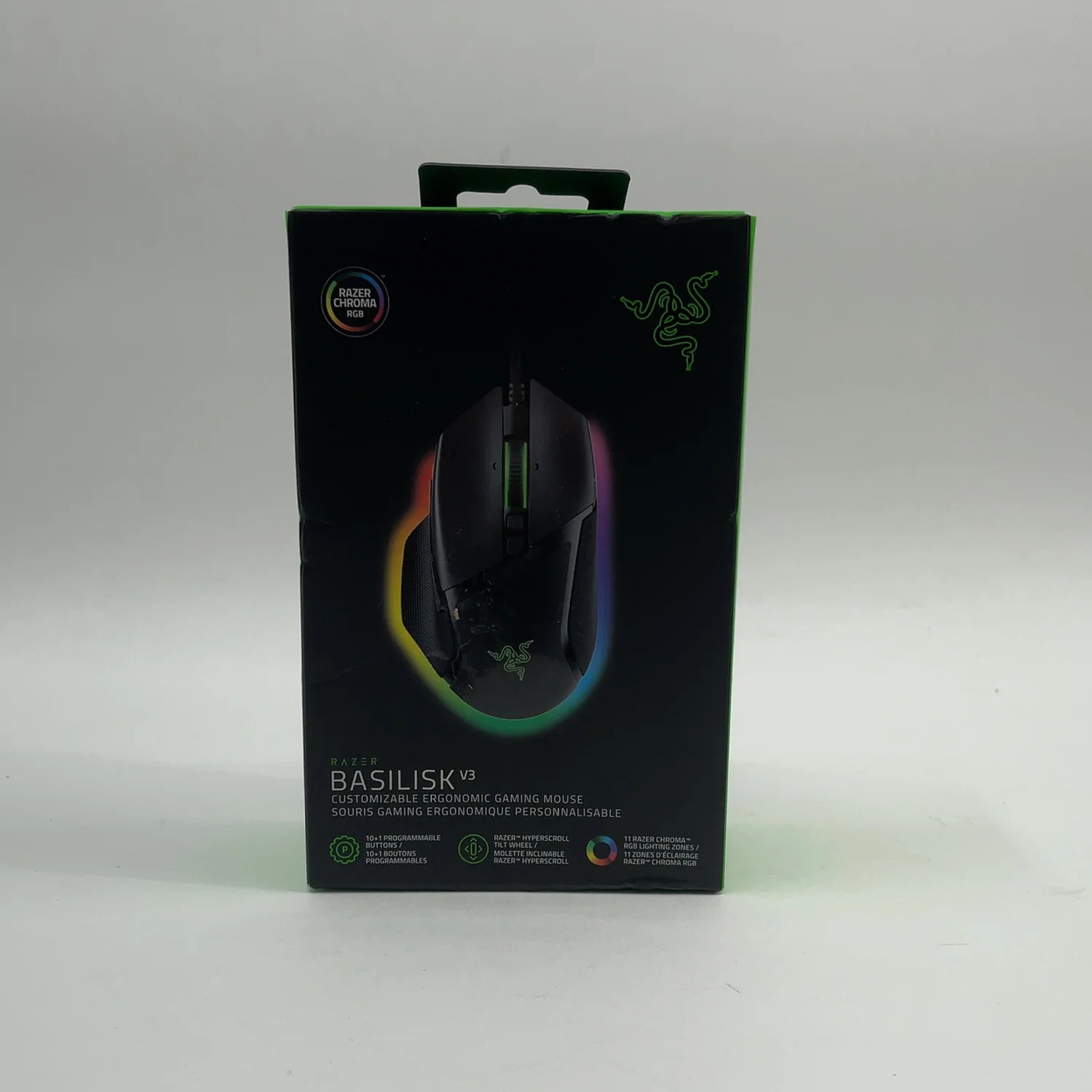 New Razer Basilisk V3 RZ01-04000100-R3U1 Wired Mouse Black