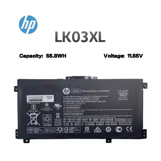 Original LK03XL 55.8Wh Battery For HP Envy X360 15-CR 17-ce 17m-ce 17t-ce 17-bw