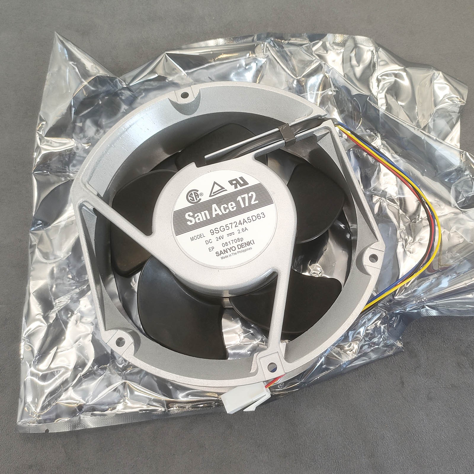 New 9SG5724A5D63 Inverter Cooling Fan for Sanyo DC24V 2.6A