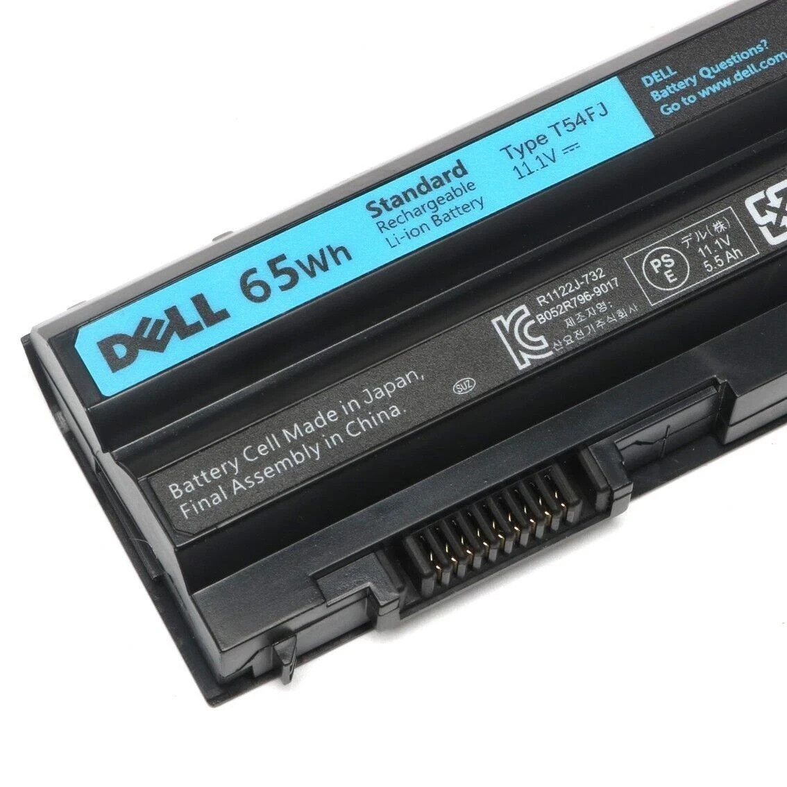 Genuine 65Wh T54FJ N3X1D Battery For Dell Latitude E6430 E6420 E6520 E6530 E5420