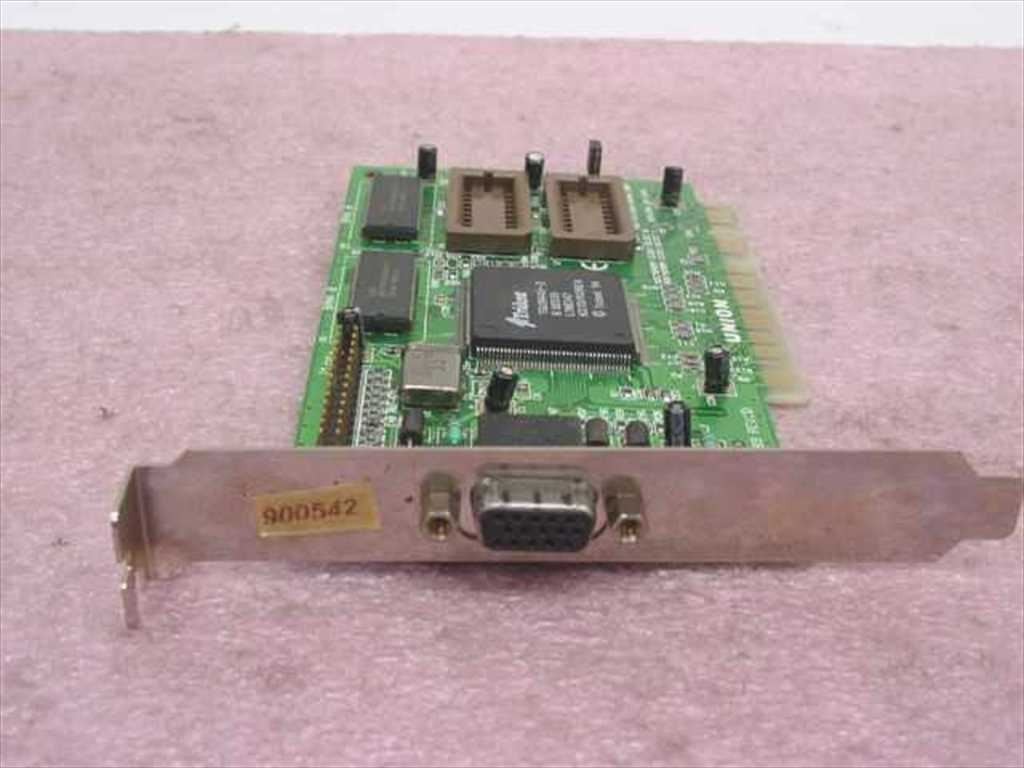Trident TGUI9400-3 PCI VGA Video Card TWN7389 Rev D Union 1MB DOS Windows
