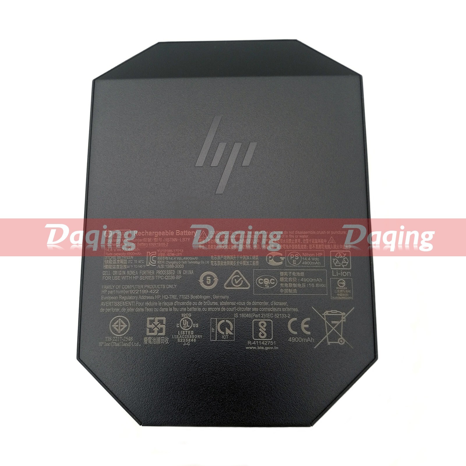 New Original PU08 OEM Battery for HP Z VR Backpack G1 Workstation L65631-001