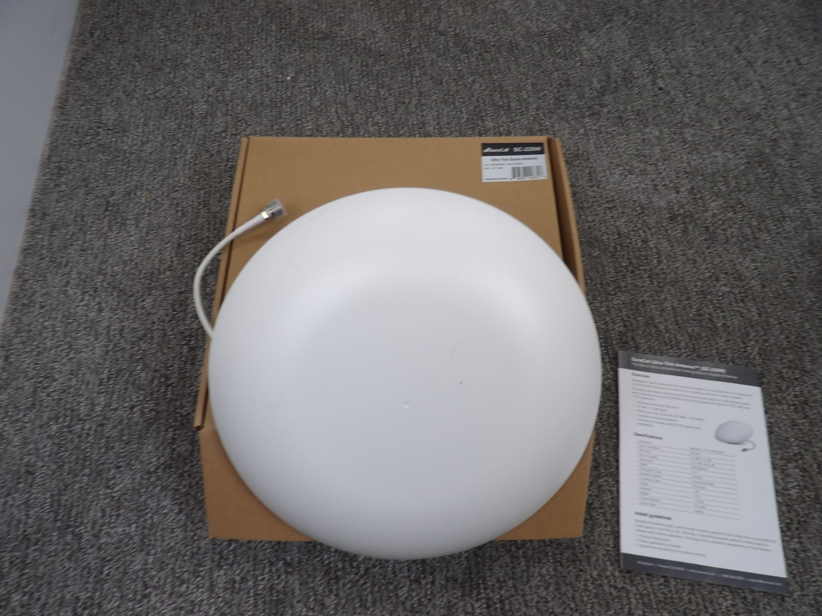 SureCall SC-228W Ultra Thin Dome Antenna Omni-Directional Ceiling Mount 2G/3G/4G