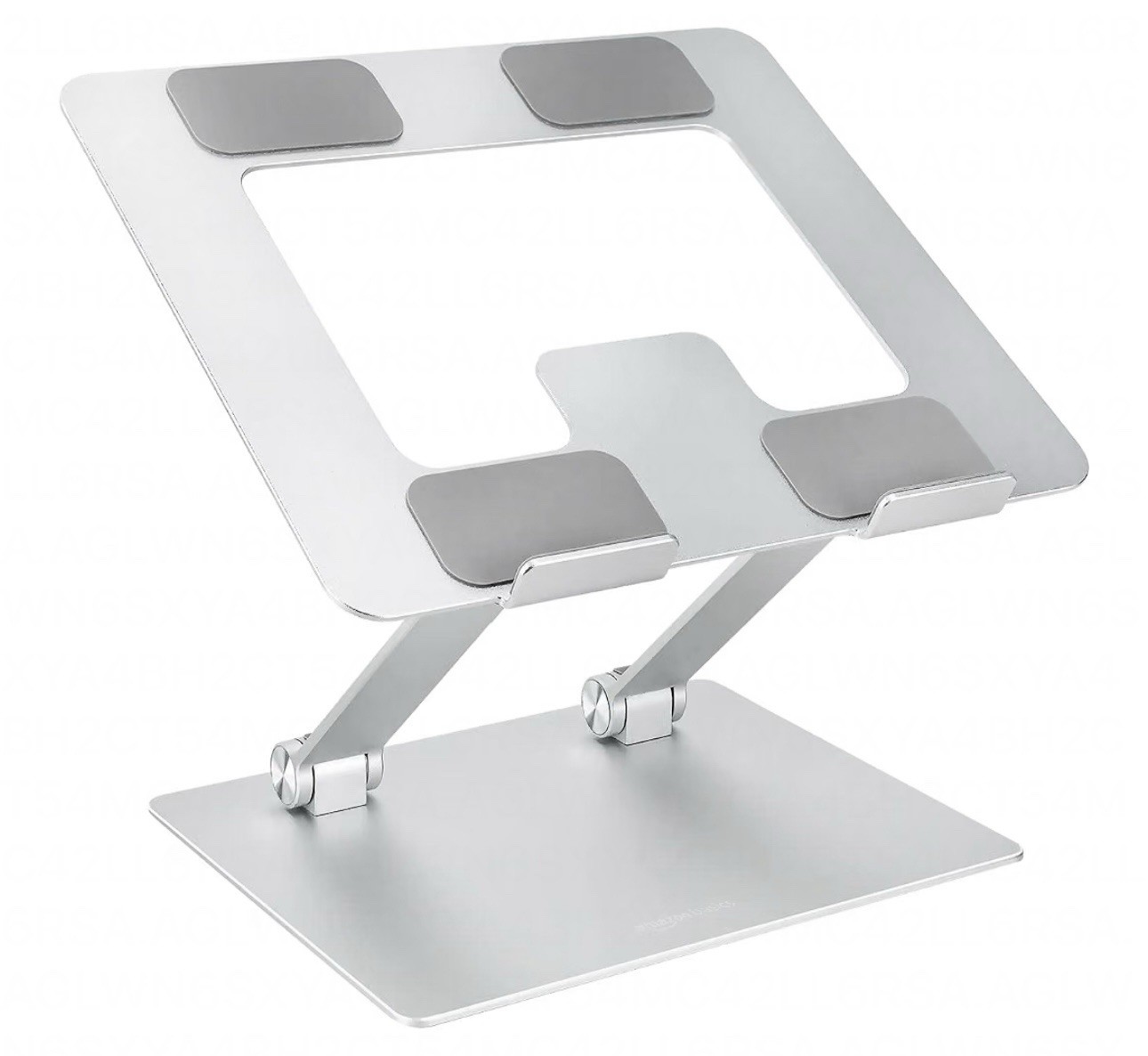 Amazon Basics Sturdy and Portable Ergonomic Laptop Stand for Desk Height